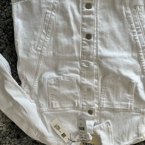 Authentic All White L’Agence Sara high rise cropped slim jeans size 29 - Picture 12 of 16